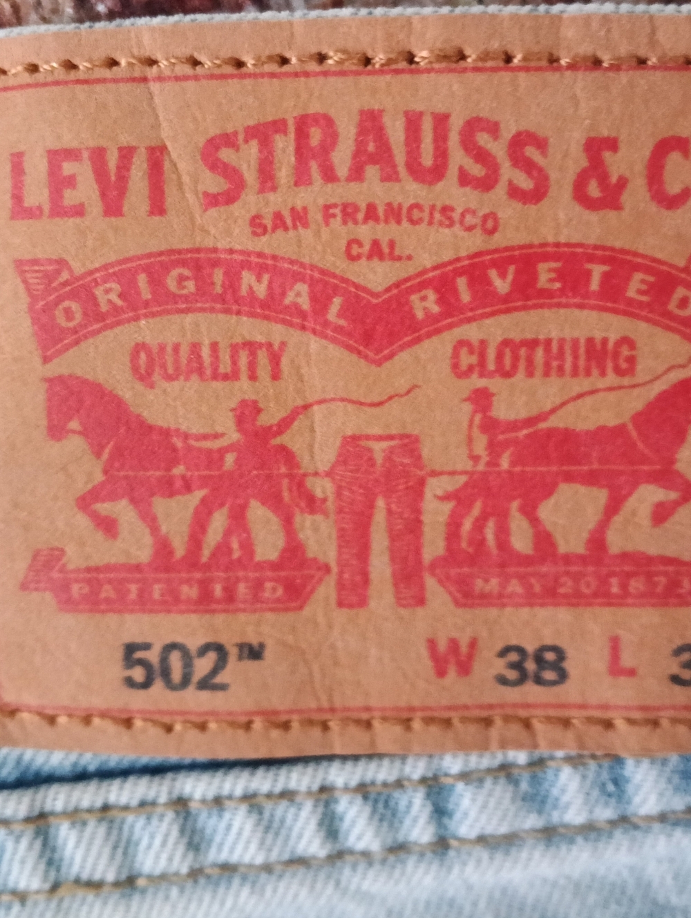 Levi's Mens Faded 502 Jeans